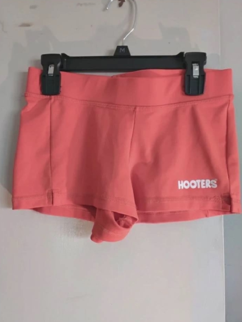 Hooters Women's Coral-Orange Active Bike Shorts
